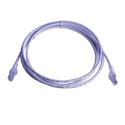 Patch Cord MC6 Modular Cat6 UTP, CM/LS0H, 15ft, Color Blanco