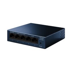 Switch de escritorio Gigabit de 5 puertos 10/100/1000Mbps, carcasa metálica