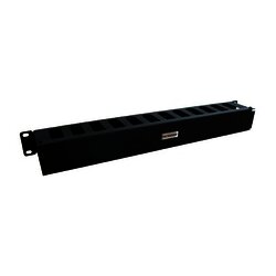 Organizador de cables horizontal de 19", 1UR