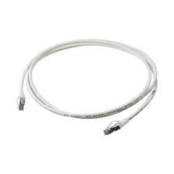 Patch Cord "Skinny" Cat6A Blindado S/FTP, 7ft, Diámetro Reducido 28 AWG, Color Blanco