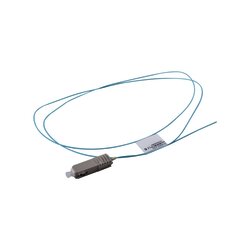 Pigtail de Fibra Óptica SC Simplex, Multimodo OM3 XGLO 50/125, OFNR, Color Aqua, 1 Metro