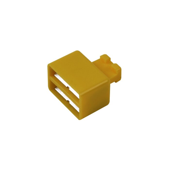 Clip de Puente, Para Uso con Regletas S66 de Siemon, de 1 par, Color Amarillo