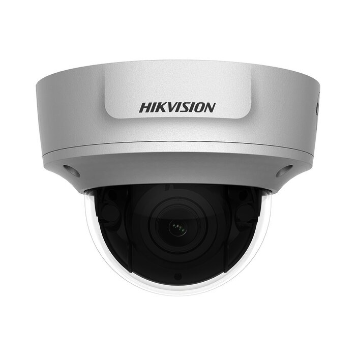 Domo IP 8 Megapixel / Lente Mot. 2.8 a 12 mm / 30 mts IR EXIR / Exterior IP67 / IK10 / WDR 120 dB / Audio y Alarmas / PoE / Videoanaliticos Integrados