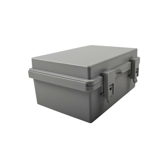 Gabinete Plástico para Exterior (IP65) de 150 x 220 x 105 mm Cierre por Broche.