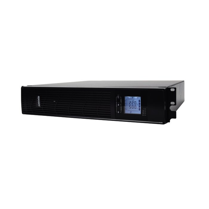 UPS de 1000VA/900W / Topología On-Line Doble Conversión / Entrada y Salida de 120 Vca / Clavija de Entrada NEMA 5-15P / Pantalla LCD Configurable /Formato Rack/Torre