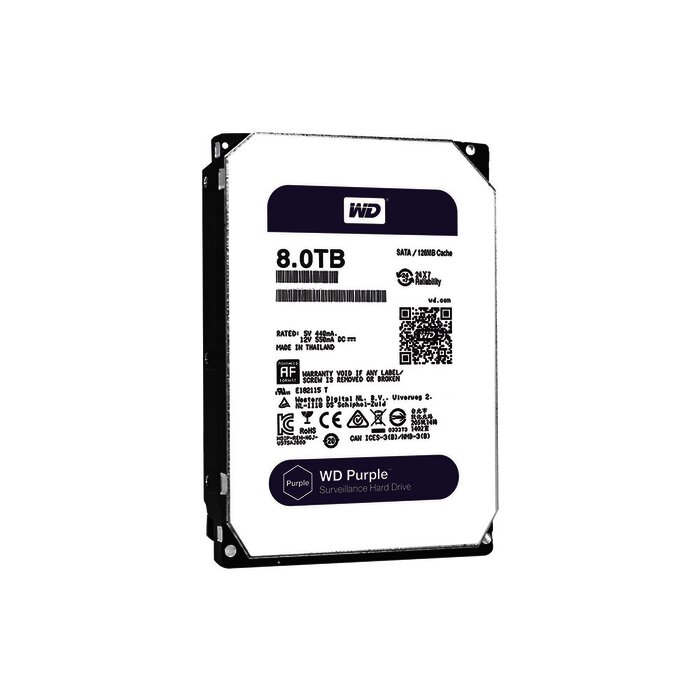 Disco duro WD de 8TB / 5400RPM / Optimizado para Videovigilancia
