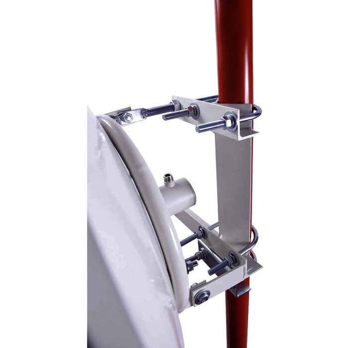 Antena Direccional de 2 ft, 4.9-6.2 GHz, Ganancia 30 dBi con SLANT de 45 ° y 90 °, Conectores N-hembra, montaje incluido.