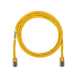 Cable de parcheo UTP Categoría 5e, con plug modular en cada extremo - 3 m. - Amarillo
