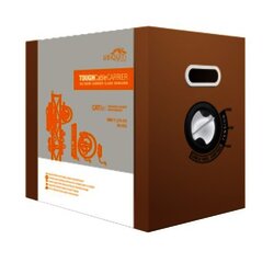 Bobina de cable de 305 metros, Cat5e exterior blindado carrier class color negro, cable de drenado para descargas electrostáticas, divisor anti-crosstalk y blindaje secundario