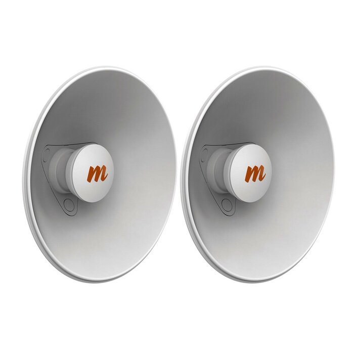 Par de Antenas Modulares Dual Slant, 4.9 - 6.4 GHz, Dimensiones (27 cm), Apertura 45°, Ganancia de 20 dBi, Diseñadas para radio C5x