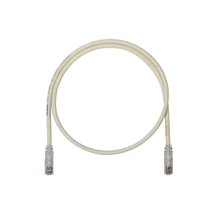 Cable de Parcheo UTP, Cat6A, 26 AWG, CM, Color Blanco Mate, 7ft