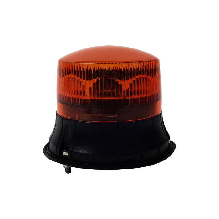 Burbuja LED giratoria de color ámbar, 9 LEDs, montaje permanente