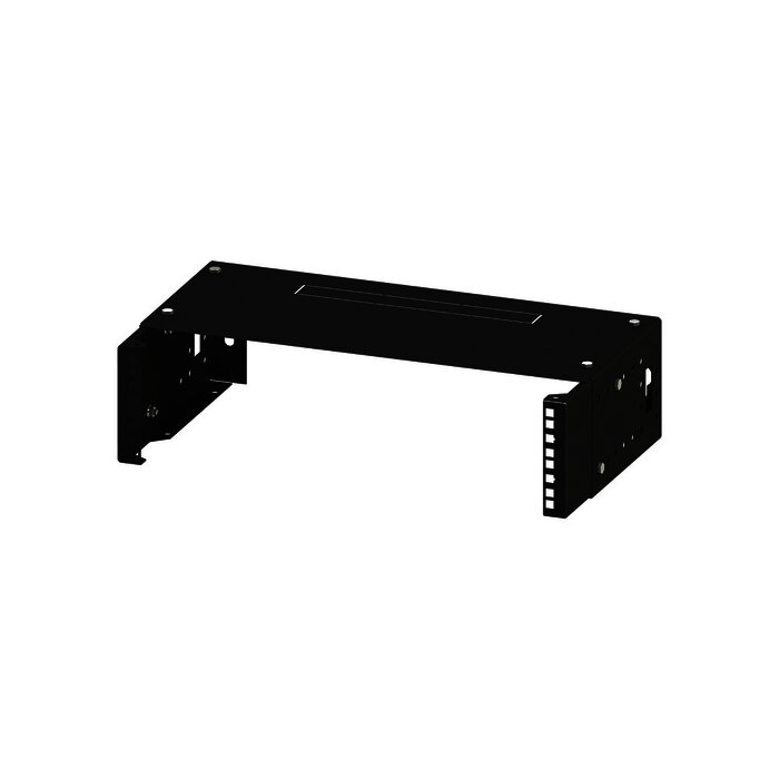 Rack Abierto de 19" Profundidad Ajustable (8" a 12") de 2.5 Unidades con Capacidad de Crecimiento.