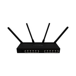 Router con Wi-Fi 4x4 MU-MIMO, hasta 2 watts de potencia, antenas de 3 dBi, 10 puertos Gigabit, 1 Puerto SFP+