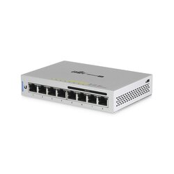Switch UniFi Administrable capa 2 de 8 puertos Gigabit (4 Puertos Gigabit PoE 802.3af y 4 puertos Gigabit ethernet) 60W