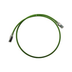 Patch Cord Z-MAX Cat6A S/FTP, CM/LS0H, 3ft, Color Verde, Versión Bulk (Sin Empaque Individual)