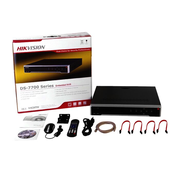 NVR 12 Megapixel (4K) / 32 Canales IP / 16 Puertos PoE+ / Switch PoE 300 mts / HDMI en 4K / Soporta POS