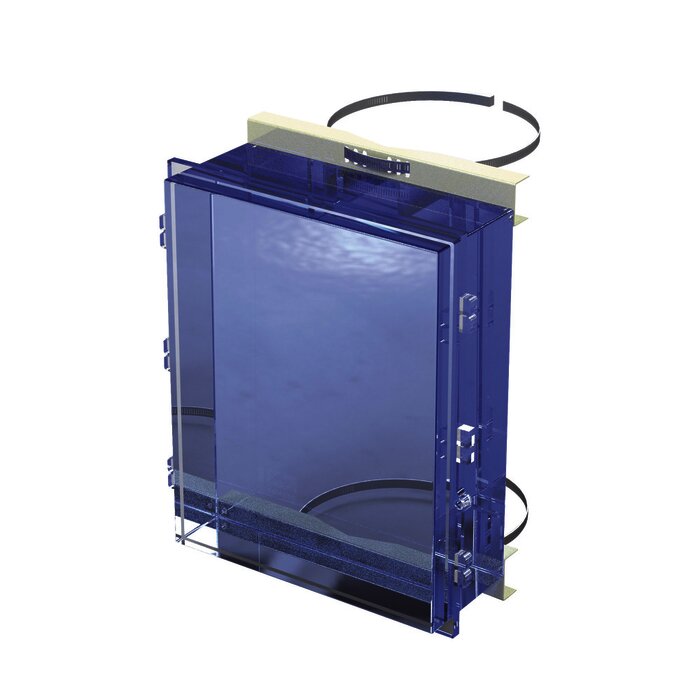 Montaje de poste para gabinete NEMA TXG-4050, TXT-3545 y TXT-4050.