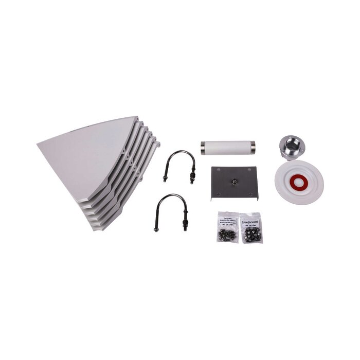 Antena direccional para C5x, Doble polaridad 45 ° y 90 °, 4.9 - 6.5 GHz, 2 ft, Ganancia de 30 dBi, Montaje incluido