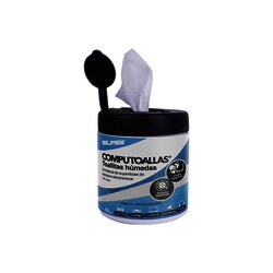 Toallas húmedas antibacteriales, para limpieza de gabinetes, equipos de cómputo, audio, vídeo y telefonía, 30 piezas