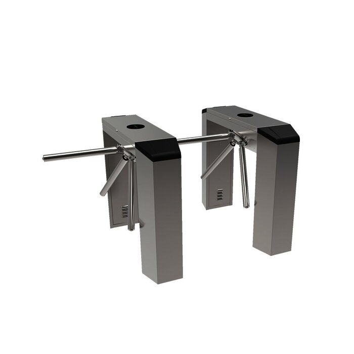 Torniquete Industrial en Acero Inoxidable,Motorizado, Bidireccional, Espacio para Lectora de Proximidad, Interiores
