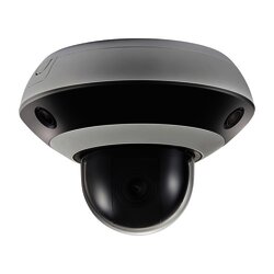 Mini Panovu 2 Megapixel / 1 PTZ 4X Zoom + 3 Lentes Panorámicos 360° / H.265 / 10 mts IR / Uso en Interior / dWDR / Soporta microSD