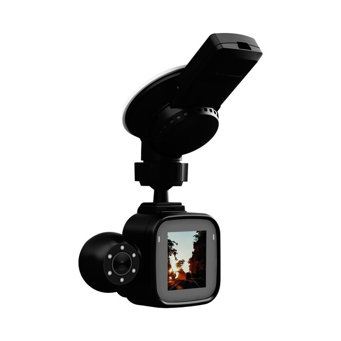 Grabador móvil para instalación en parabrisas de doble cámara / GPS solo Ubicación