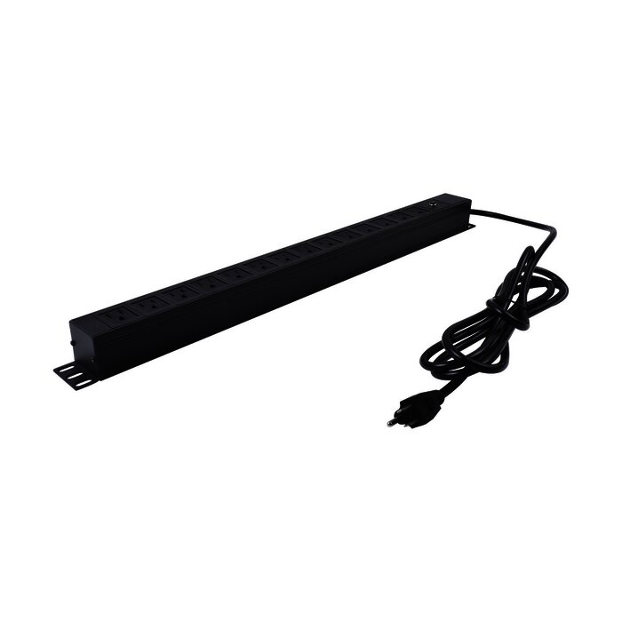 PDU barra multicontactos Vertical con 14 salidas 125V/15A, contactos tipo NEMA