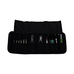 Juego de Herramientas en Estuche Portatil (Desarmadores Finos + Pinzas + Puntas + Maneral).