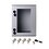 Gabinete de Poliéster IP66 Puerta Transparente, Uso en Intemperie (400 x 500 x 200 mm) con Placa Trasera Interior (Incluye Chapa y Llave).