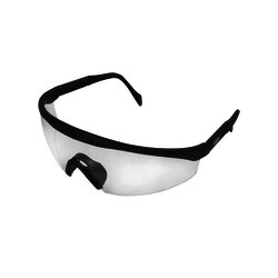 Lentes de seguridad modelo "cronos" transparente, varilla ajustable.