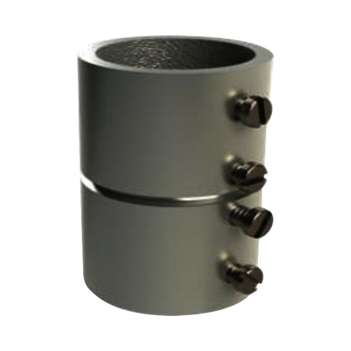 Cople 1" (25mm) Pared Delgada Con Tornillo (Tipo Americano) Galvanizado, Etiqueta Verde.