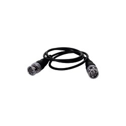 Cable Coaxial armado con conector BNC y longitud de 60 cm, Optimizado para HD ( TurboHD, HD-SDI, AHD )