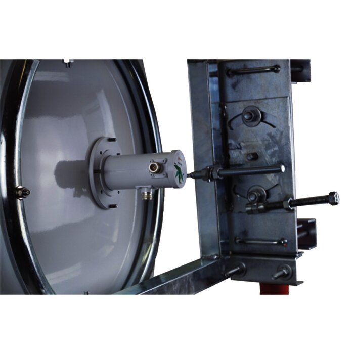 Antena blindada de alto rendimiento de 3 ft, 4.9-6.4 GHz, Ganancia 34 dBi con SLANT de 45 ° y 90 °, Conectores N-hembra, montaje con alineación milimétrica.