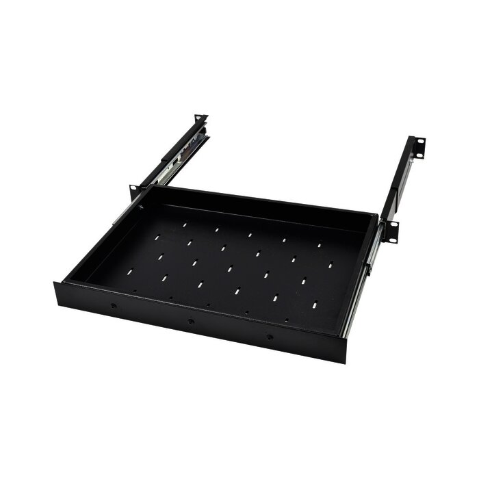 Charola Deslizable para Rack de 19", 30 cm de Profundidad, 1U.