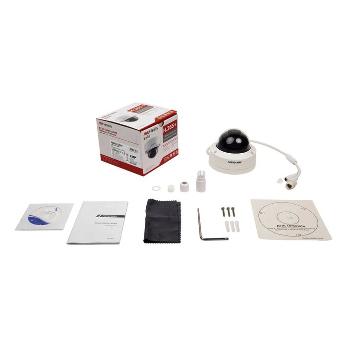 Domo IP 2 Megapixel / Lente 2.8 mm / 30 mts IR EXIR / Exterior IP67 / WDR 120 dB / Micro SD / Videoanaliticos / PoE