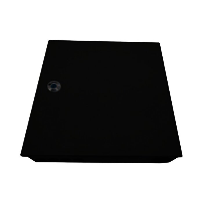 Distribuidor de fibra óptica, vació, 19in, para instalación en pared, acepta 48 acopladores "LC Duplex o "LC simplex" o 48 "SC simplex", 1U