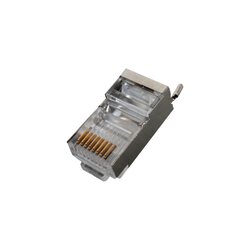 Conector RJ45 para Cable FTP/STP Categoría 5E - Blindado con pin a tierra
