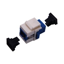 Acoplador Keystone de fibra óptica Monomodo SC/PC Simplex a SC/PC Simplex