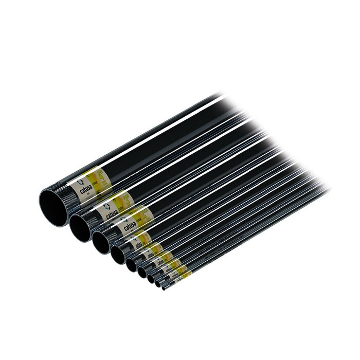 Tubo conduit 3/4" Pared Gruesa (19mm) x 3 metros, galvanizado, etiqueta amarilla calibre 16 (Incluye 1 cople).