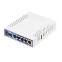 (hAP ac) 5 Puertos Gigabit Ethernet, 1 Puerto SFP, 1 USB, WiFi Doble Banda 3x3 802.11ac, hasta 1W de potencia