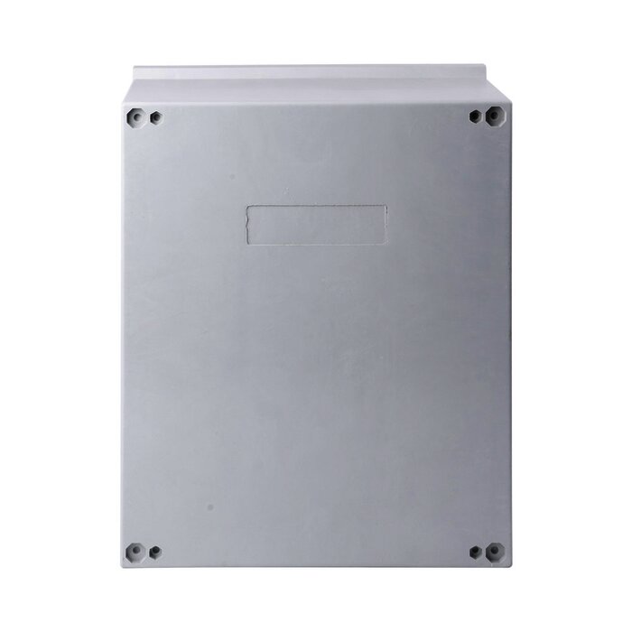 Gabinete de Poliéster IP66 Puerta Transparente, Uso en Intemperie (400 x 500 x 200 mm) con Placa Trasera Interior (Incluye Chapa y Llave).