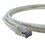 Patch Cord "Skinny" Cat6A Blindado S/FTP, 10ft, Diámetro Reducido 28 AWG, Color Blanco