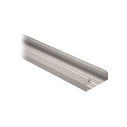 Base para canaleta T-70, de PVC rígido, con orificios perforados para montaje, 103.3 x 44.9 x 2400 mm, Color Blanco Mate