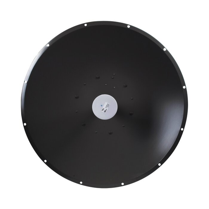 Antena direccional, Ganancia de 36 dBi, rango de frecuencia (4.9 - 6.5 GHz), Conectores N-hembra, Polarización doble, incluye montaje para torre o mástil