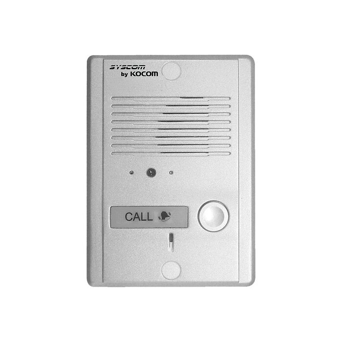 Frente de Calle Metalico Antivandalico con Cámara Pinhole a Color