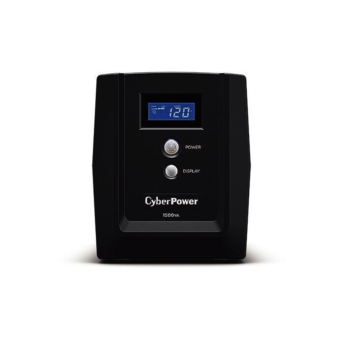 UPS de 1500 VA/900 W, Topología Línea Interactiva, Entrada 120 Vca NEMA 5-15P, y 8 Salidas NEMA 5-15R, Con Regulador de Voltaje (AVR)