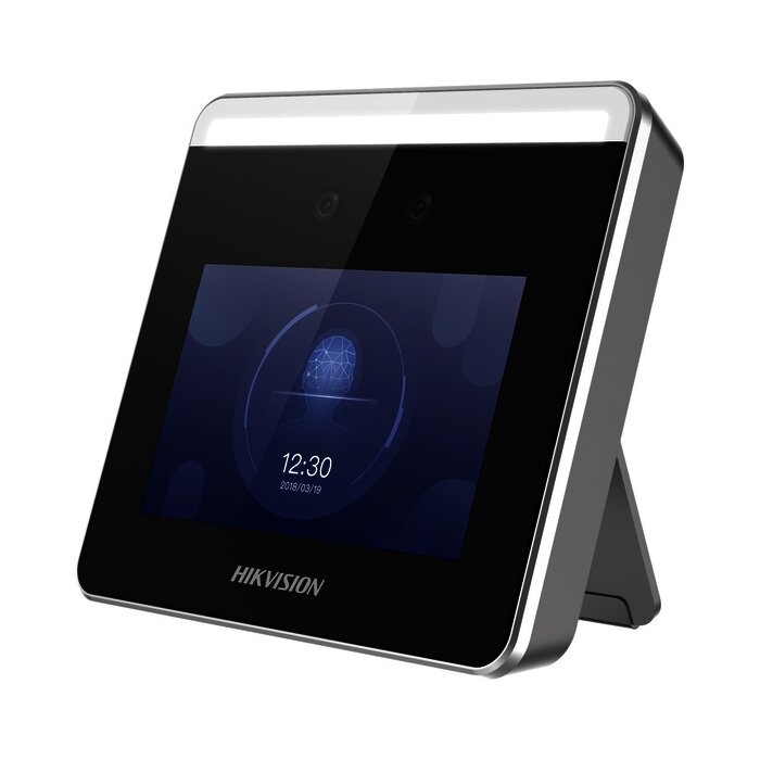 Terminal WIFI de Reconocimiento Facial ULTRA RÁPIDO y lectura de CÓDIGOS QR / Asistencia + Control de Acceso / Soporta APP de Hik-Connect (P2P) / Hasta 1.5 Mts de Reconocimiento Incluso en Movimiento