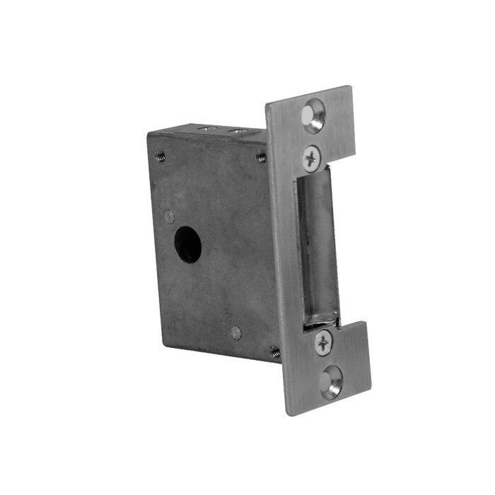 Contrachapa / Perfil AMPLIO /Cerrada en Caso de Falla/ Para Pestillo Lineal