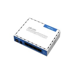 (hAP Lite classic) 4 Puertos Fast Ethernet y Wi-Fi 2.4 GHz 802.11 b/g/n